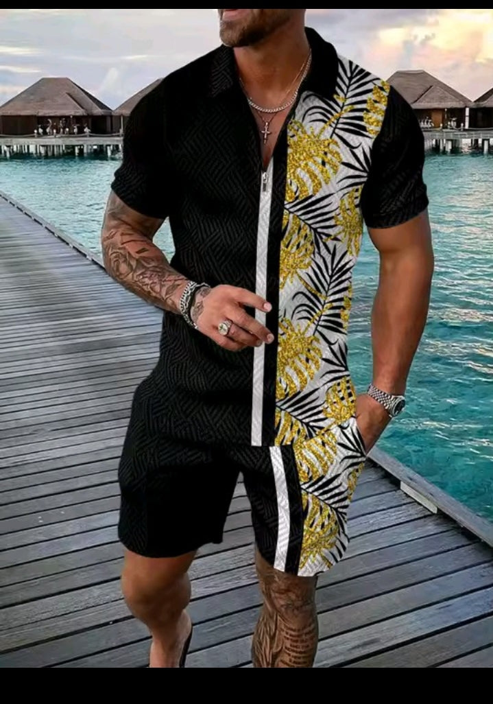 Tropical Escape – Stylish & Summer Men's Set"