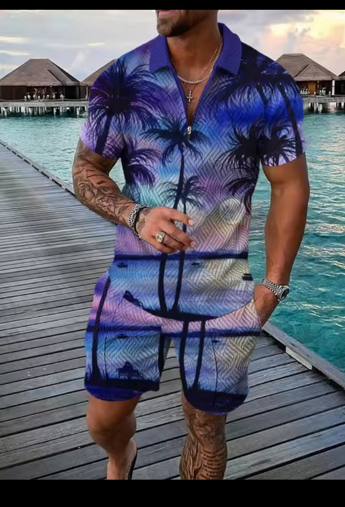 Tropical Escape – Stylish & Summer Men's Set"