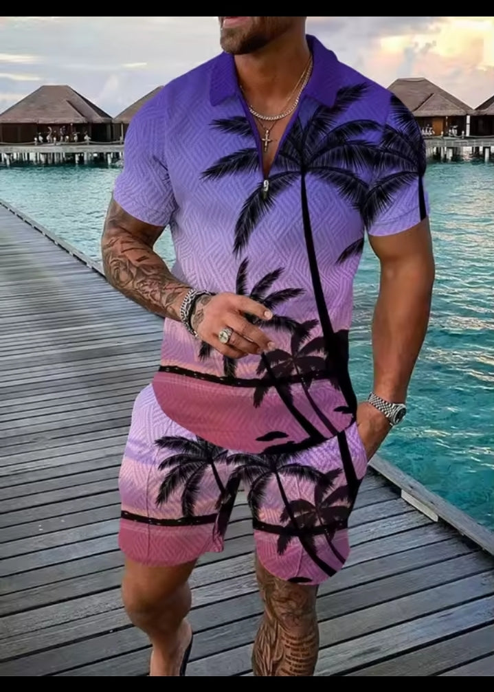 Tropical Escape – Stylish & Summer Men's Set"