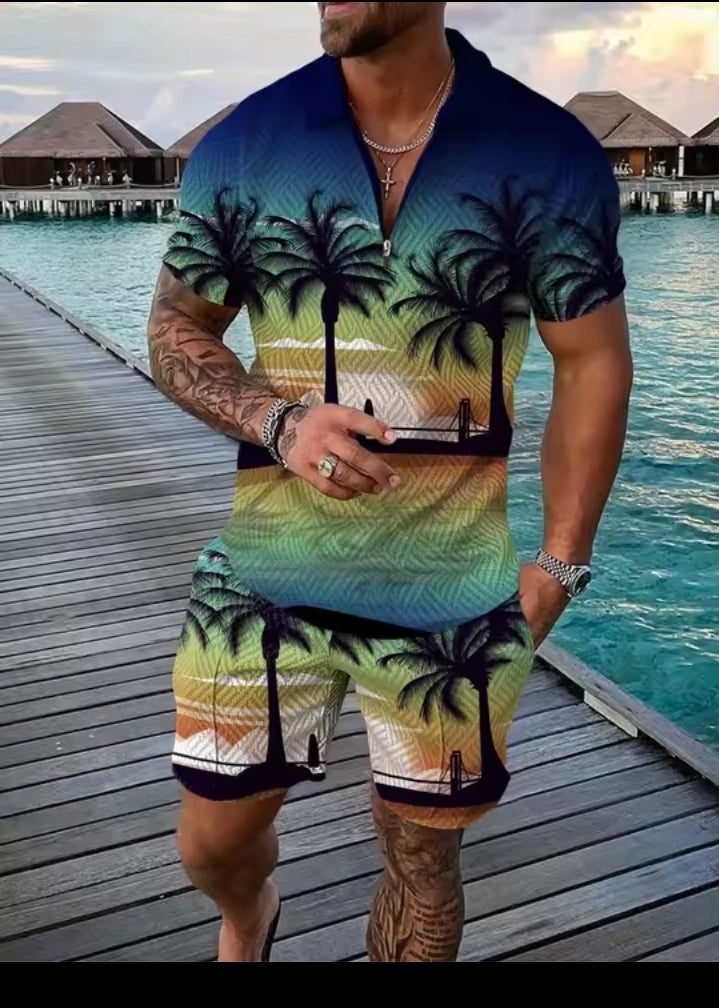 Tropical Escape – Stylish & Summer Men's Set"