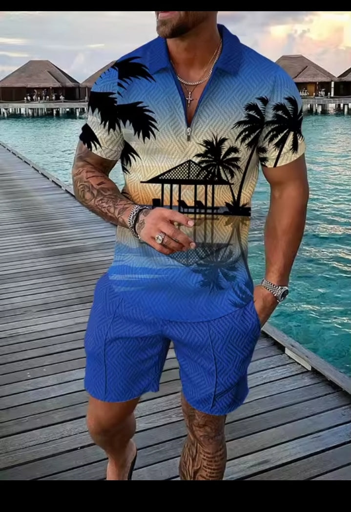 Tropical Escape – Stylish & Summer Men's Set"
