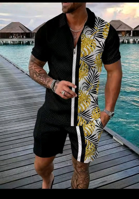 Tropical Escape – Stylish & Summer Men's Set"
